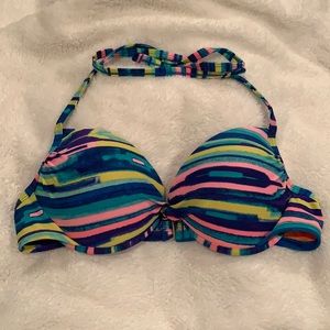 Xhilaration multi-colored bikini top